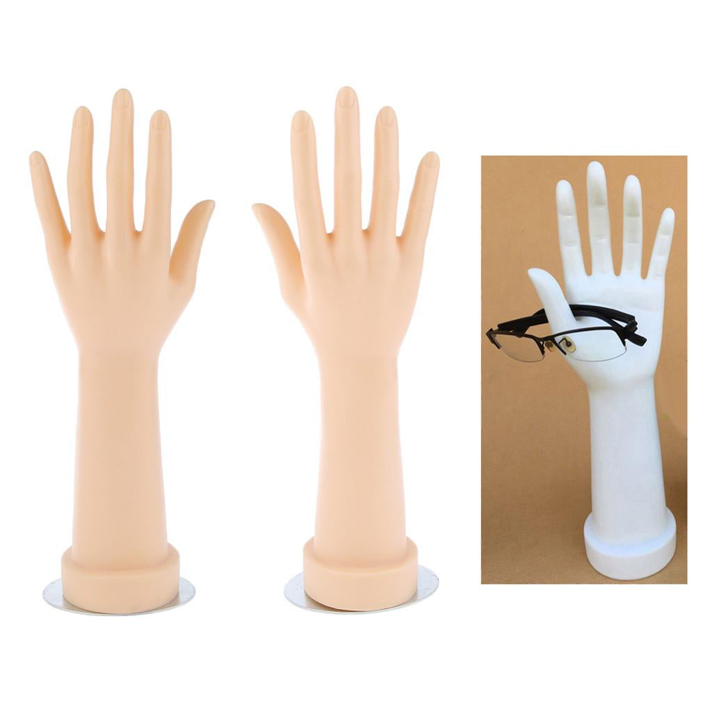 Right Hand Mannequin Jewelry Female Bracelet ring Display Realistic nude finger 