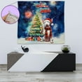 thumbnail image 4 of Merry Christmas and Happy New Year Santa Bull Terrier Holiday Xmas Winter 2025 Tapestry Bully Dog Lovers Gifts Idea Wall Hanging Backdrop Home Decor - 00024, 4 of 5