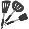 thumbnail image 4 of Silicone Cookware Set, Delama 3pcs Creative Spatula Food Grade Silicone Shovel Non-Stick Pan Cookware Kitchen Utensil Set, 4 of 8