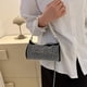 thumbnail image 5 of Bolso bandolera ostentoso para mujer, Bolso de lujo con cilindro de diamantes de imitación brillantes, Bolso de viaje para mujer, 5 of 9