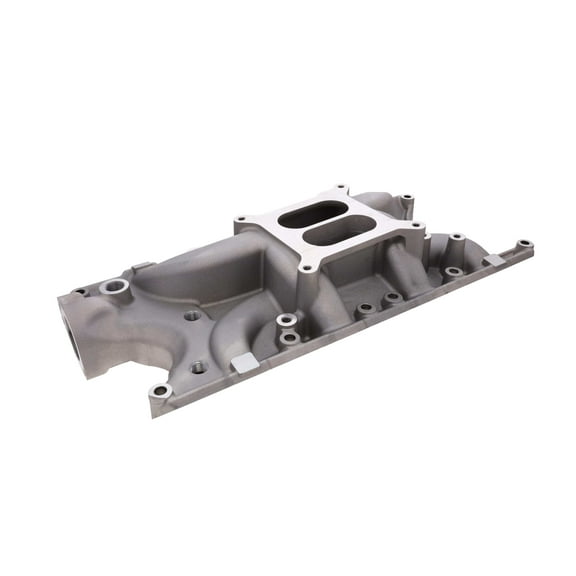 Aluminum Intake Manifold Dual Plane for Ford SB Small Block - Satin
