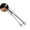 Silver-M, variant on VQPeo Stainless Steel Grill Tongs, Serrated Barbecue Food Grippers, Locking Meat & Bread Turner for Outdoor Cooking & Kitchen Use