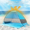 thumbnail image 5 of Runbaixing Pop Up 78.74" x 64.96" Beach Tent, Blue, 5 of 9