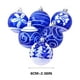 thumbnail image 2 of 6cm Transparent Painted Printed Christmas Ball Plastic Christmas Tree Decoration Ball Pendant Colorful Box Set Of 6 Christmas Balls, 2 of 2