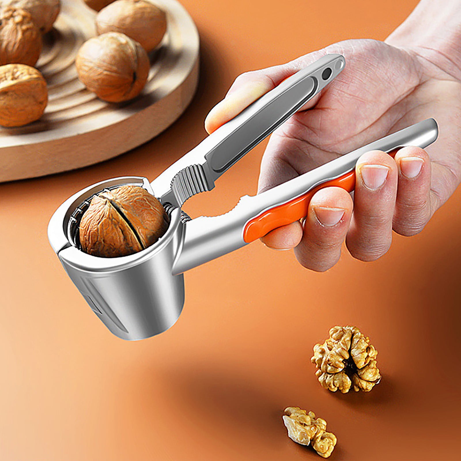 Nutcracker Heavy Duty Nut Cracker, Pecan Nut Opener Walnut Sheller Gadget Heavy Duty Home Kitchen Tool, Pecan Cracker Sheller, Easy Cracking, Pecan, Hazelnuts, Almonds, Walnut, Brazil