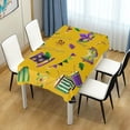 thumbnail image 7 of Coolnut Mardi Gras Tablecloth, Waterproof Washable Polyester Square Table Cover, Durable Tablecloth for Kitchen Dining Table Party Decor, 60"X 90", 7 of 7