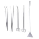 thumbnail image 4 of Herramienta de limpieza de acuarios ANGGREK pinzas curvas de acero Inoxidable, 4 of 8