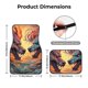 thumbnail image 5 of Balery Colorful Wave Dragon Head Juego de 4 Alfombrillas para Auto, Revestimientos de Caucho Resistente, Diseño Antideslizante, 5 of 7