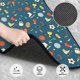 thumbnail image 3 of Fotbe Sports Ball Juego de 4 Tapetes para Auto con Estampado – Alfombrillas de Goma Reforzada, Diseño Antideslizante, Protección para Todo el Año – Vehículos, Autos, Camionetas y SUVs, 3 of 7