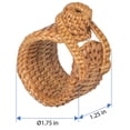 thumbnail image 4 of Loma Rattan Napkin Rings, Set of 4 Rings, 4 of 12