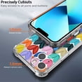 thumbnail image 3 of iphone 13 6.1 Inch Colorful Butterfly Case Compatible with iPhone 13,Aesthetic Art Design TPU Full Cover Shock-proof Case, 3 of 5
