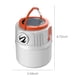 thumbnail image 3 of Camping y senderismo Luz LED solar de alta potencia para acampar Bombilla recargable por USB para tienda de campaña al aire libre Lámpara Linterna portátil Luces de emergencia para barbacoa Senderismo, 3 of 9