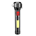 thumbnail image 2 of Outdoor Multifunctional Fire Torch Flashlight with USB Rechargeable 1800mAh Battery | Fire Cutter & Alloy Fire Head | 3-Mode High Lumen Side Light | Water Resistant | for Camping, Home, Car, 2 of 8