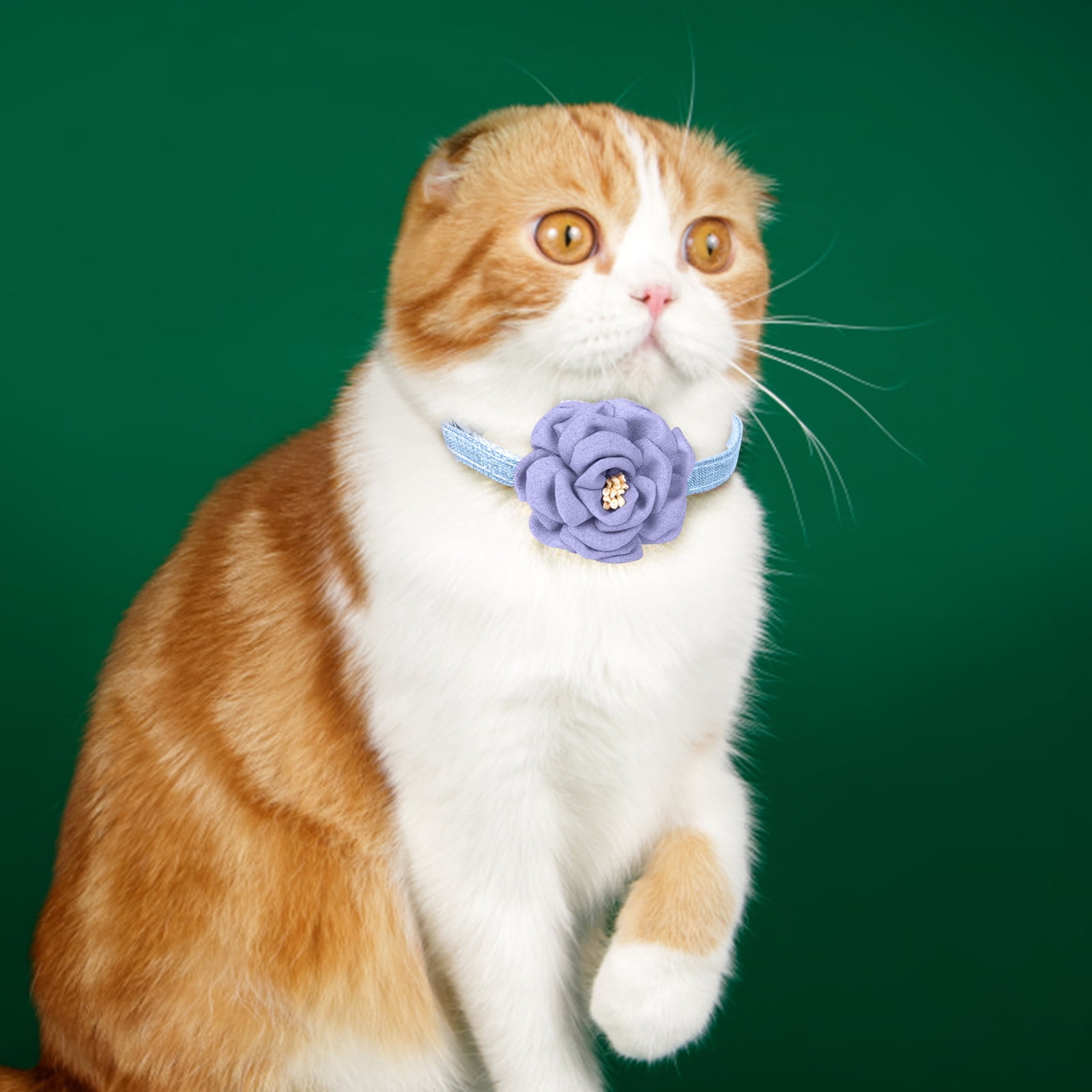 Large Cat Collar with Bells Cat Collars Cute Charm Gentleman Cat