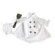 thumbnail image 1 of Traje de chef de ganso de porche, decoración artística, amuleto de tela, disfraz de ganso, ropa decorativa Blanco, 1 of 9