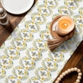 thumbnail image 2 of Table Runners 70 Inches Long Dress Scarves, Bees Floral Wreath Farmhouse Coffee/Dining/Kitchen Table Decor, Holiday Table Runner, Summer Farmhouse Flowers Spring 13x70 Inch, 2 of 8