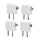 thumbnail image 2 of Adaptador De Auriculares De Avión, Convertidor De Audio De Vuelo Chapado En Oro Dual De 3.5 Mm A 3,5 Mm, Convertidor De Auriculares De Aviones Para Auriculares, Auriculares Y, 2 of 7
