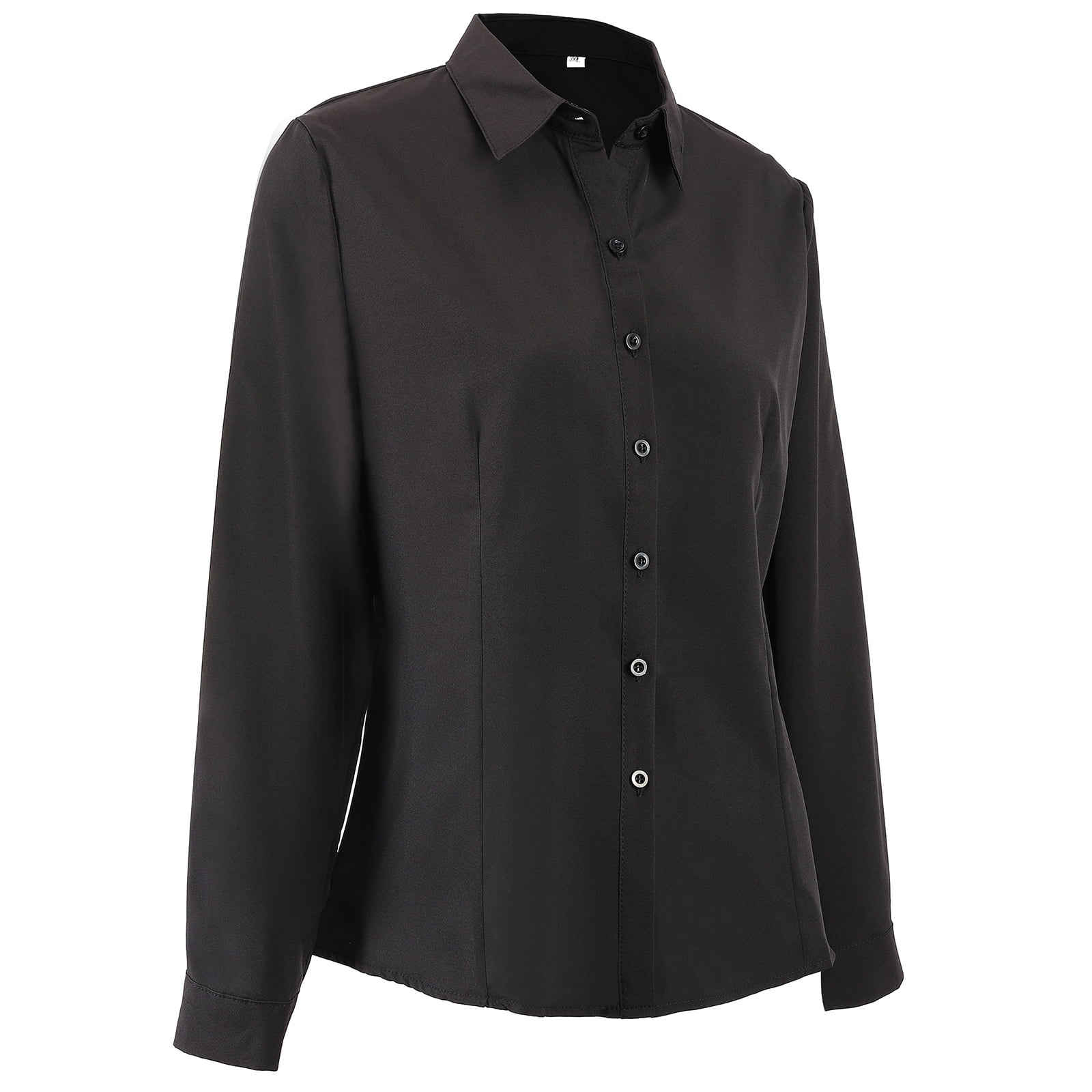 Button Down Shirts for Women, Classic Fit Long Sleeve Blouses Comfortable Tops for Work Business