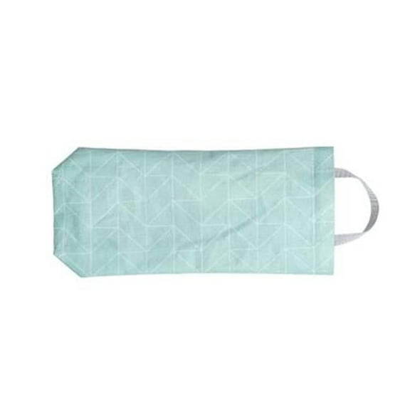 Panda Superstore  Wall Hanging Plastic Holder Oxford Extractable Storage Bag - Green - Set of 3
