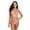 B-Rose Red, variant on Women's Halter String Brazilian Bikini Set with Scrunchy, Triangle Sexy Thong Two Piece Swimsuit Bathing Suit, Tie Up Padded Swimwear Top Tie Side Bottom Bathing Suits, XS-L