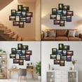 thumbnail image 3 of LEDREM 12-Pack 4x6 Wall Collage Photo Frames, Multi-Picture Display with Glass Front, Easy Assembly, Ink Black, 3 of 7