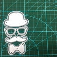 thumbnail image 3 of Matrices de corte MALISTLN para barba, sombrero, gafas y moño, 3 of 3