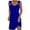 Blue, variant on Uaswgudfs Sleeveless V-Neck Adjustable Straps Sundress - Summer Dresses for Women 2025 Casual Midi Dress with Asymmetrical Hem Purple XXL