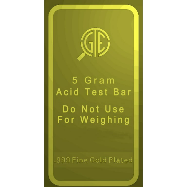  JSP/PuriTEST Gold Silver Acid Tester 14k Testing Stone Detect  Metal 999 Sterling Jewelry Fake Gold Real Silver Bar : Arts, Crafts & Sewing