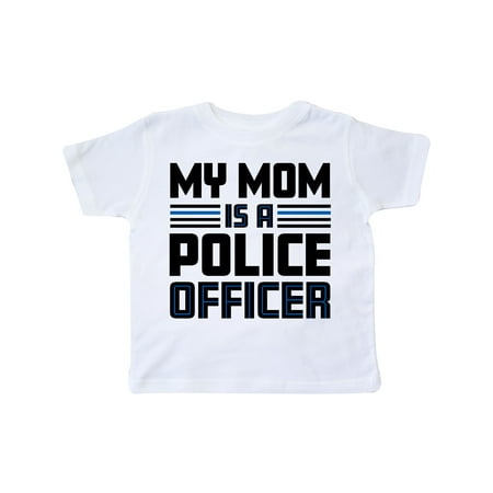 

Inktastic My Mom is a Police Officer Gift Toddler Boy or Toddler Girl T-Shirt