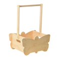 thumbnail image 2 of Armario de ducha de madera, cesta de almacenamiento, cesta de regalo, caja de bienvenida con asa para baberos, padres, trajes de niño y niña recién na, 2 of 9