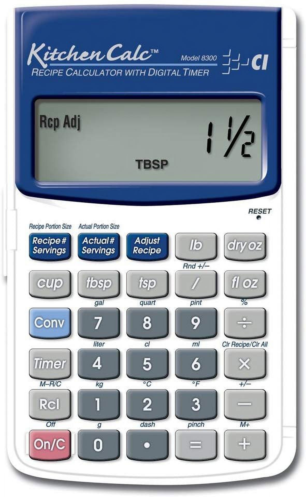 Calculated Industries KitchenCalc 8300 Recipe Calculator, Black