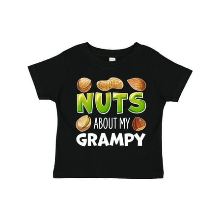 

Inktastic Nuts About My Grampy Peanut Almond Pistachio Gift Toddler Boy or Toddler Girl T-Shirt