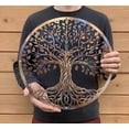 thumbnail image 3 of Aluminum Tree of Life Metal Wall Sculpture for Outdoor Decorative Wall Decor, 3 of 5