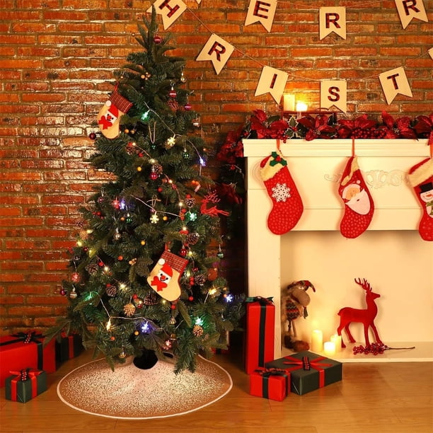 Motif Monstre De Noël Jupe De Sapin De Noël Grinch - Tapis De Sapin De Noël Jupe D'arbre De Noël Avec Monstres Motif Monstre De Noël Jupe De Sapin De Noël Grinch - Tapis De Sapin De Noël Jupe D'arbre De Noël Avec Monstres