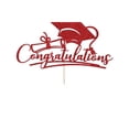 thumbnail image 2 of Graduation decorations,Class of 2026 Cake Topper Glitter Congrats Grad Cap 2026 Graduation Cake Pick for 2026 Graduation Theme High School Graduate Party Cake Decorations Supplies, 2 of 7