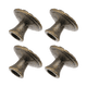 thumbnail image 2 of 4pcs Decorative Gabinete Perillas Retro Antiguo Handles Manedas de cajones (Bronce), 2 of 6