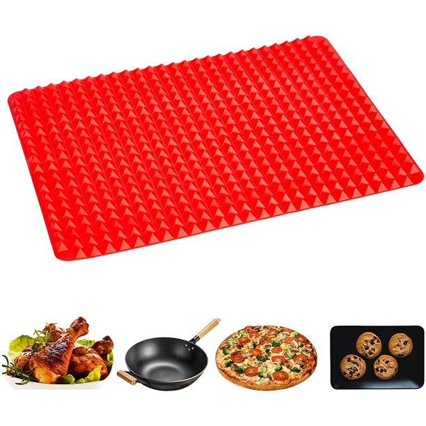Silicone Cooking Mat Pyramid Sheet, Best Healthy Microwave Silicone Mat