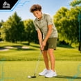 thumbnail image 3 of RBX Boys Short Set Moisture Wicking Golf Polo Shirt and Shorts Athletic Outfit for Sports 2 Piece, 3 of 7