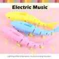 thumbnail image 6 of Electric Walking Singing Shark Toy, LED Lights/Leash, , Interactive, Christmas Gift, Random Color, 6 of 6