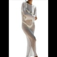 thumbnail image 2 of Vestido de Punto con Mangas Largas y Espalda Descubierta para Mujer M, 2 of 7