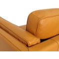 thumbnail image 4 of Selina Leather Cognac 3-Seater Left Chase Lounge Sofa, 4 of 4