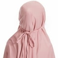 thumbnail image 4 of Girls Prayer Outfit 2 Piece Set Flowy Skirt and Hijab Kids Clothing Wear for Children, 4 of 5