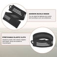 thumbnail image 4 of Correa para Pierna de Pantalón de Bicicleta Uxcell [2PCS] - Bandas de Seguridad para Pantalones para Ciclismo y Trote y Acampada - [Negro-11.4 IN] Correderas de Pierna de Bicicleta, 4 of 6
