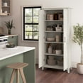 thumbnail image 4 of Key West Tall Bathroom Cabinet with Doors in Linen White Oak - Engineered Wood, 4 of 11