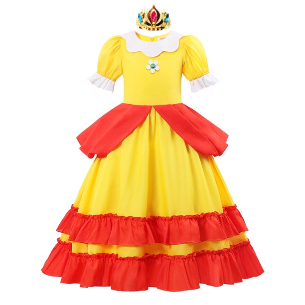 Vestido de Princesa Elsa y Anna para niñas, disfraz de fantasía de la Sirenita Ariel, Halloween Fivean unisex