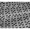 thumbnail image 5 of oneOone Viscose Jersey Fabric Check Ikat Print Sewing Fabric BTY 60 Inch Wide, 5 of 5