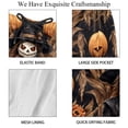 thumbnail image 4 of luoweisi Men's Beach Shorts Quick Dry Swim Trunks with Mesh Lining Halloween Scarecrow S, 4 of 5