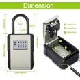 thumbnail image 4 of Caja de Seguridad para Llaves XCF Montable y Portátil con Código Gris, 4 of 4