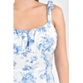 thumbnail image 4 of Vestido midi floral Roman Fashion /Juvenil, 4015 (Blanco /flor azul) blanco G, 4 of 5