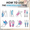 thumbnail image 5 of Uxcell 5.5 Yard x 3 Inch Kinesiology Tape, Adhesive Cotton Sports Muscle Support Tapes Waterproof Elastic Tape Light Blue 3 Roll, 5 of 7